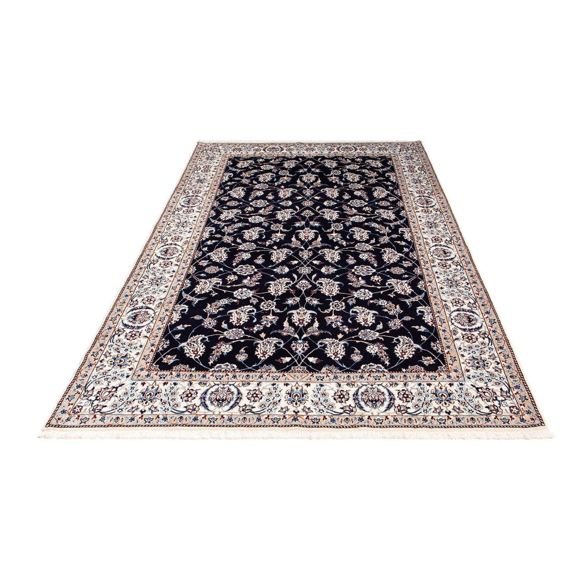 Perzisch tapijt - Nain - Premium - 227 x 139 cm - donkerblauw