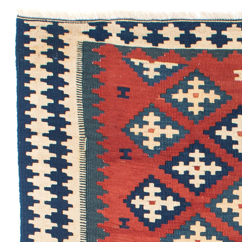 Kelim tapijt - Oosters - 150 x 106 cm - donkerrood