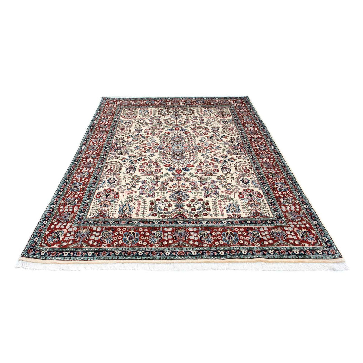 Perzisch tapijt - Ghom - 240 x 176 cm - beige