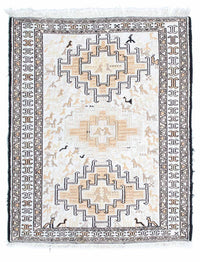 Kelim tapijt - Oosters - 95 x 71 cm - beige