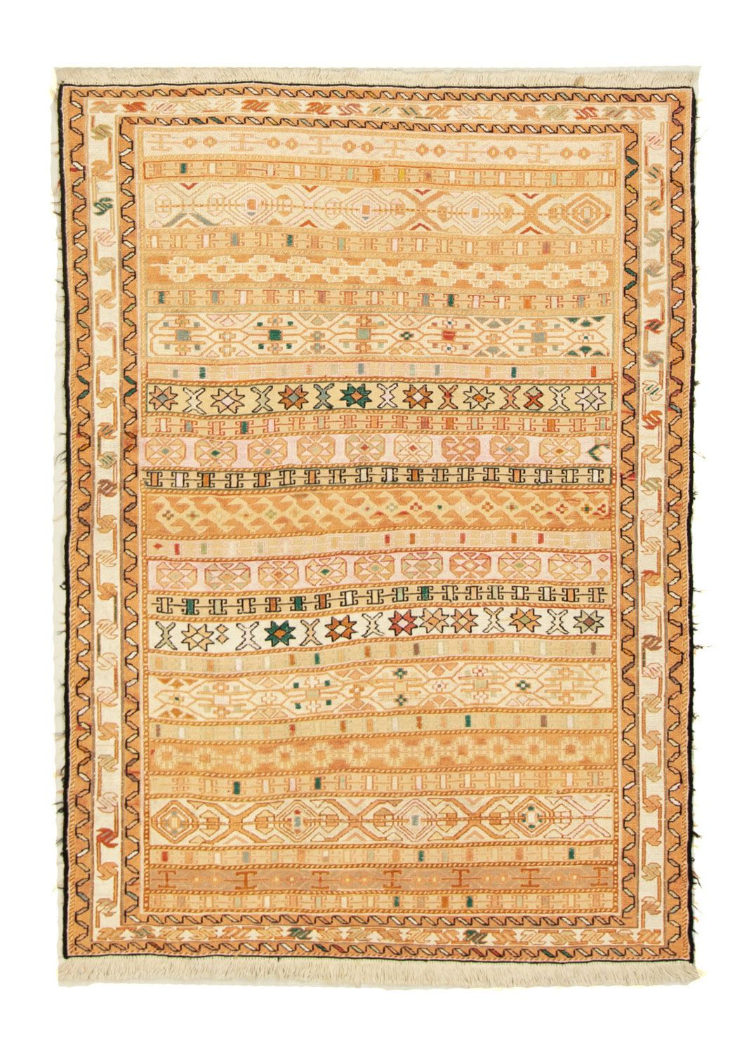 Kelim tapijt - Oosters - 141 x 103 cm - beige