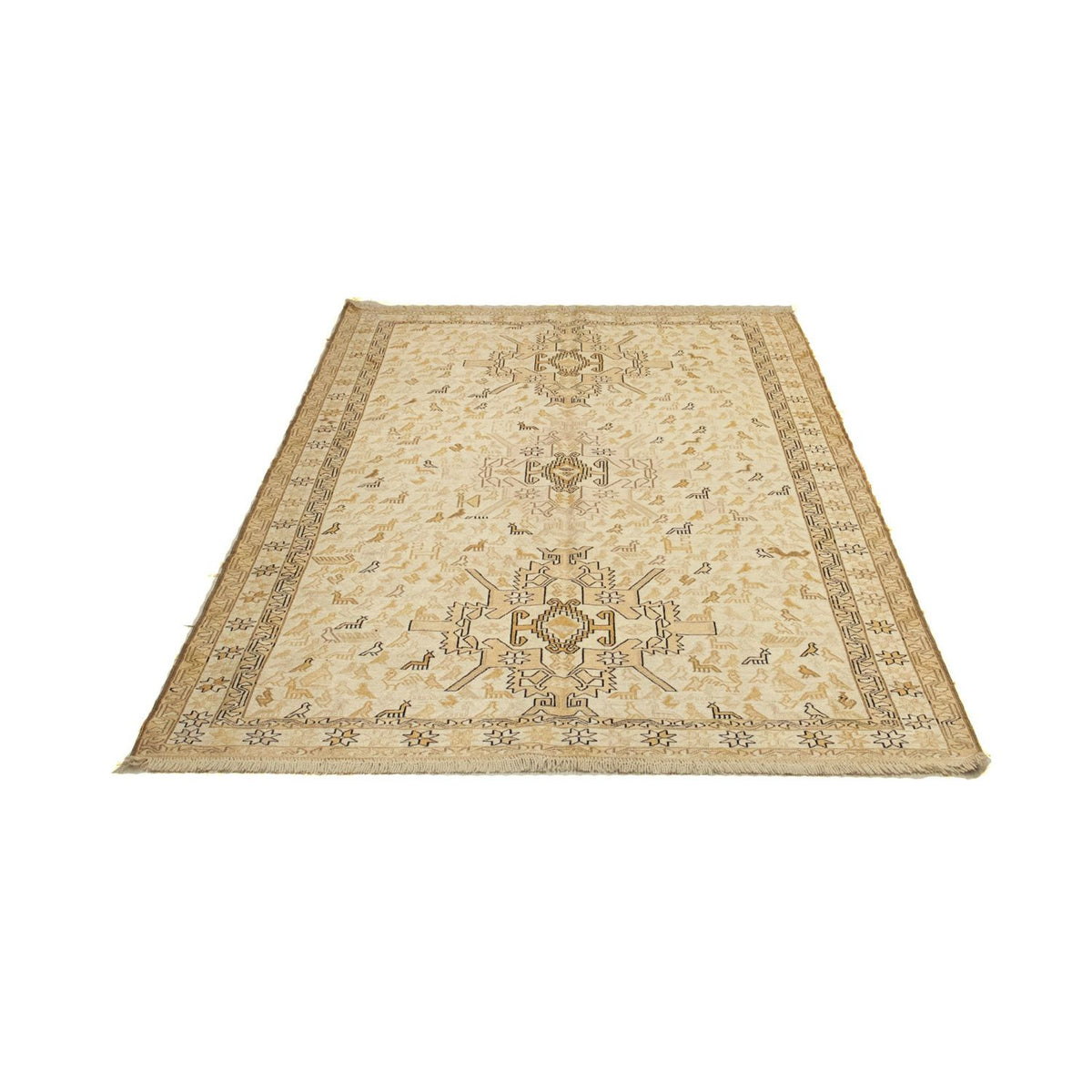 Kelim tapijt - Oosters - 200 x 123 cm - beige