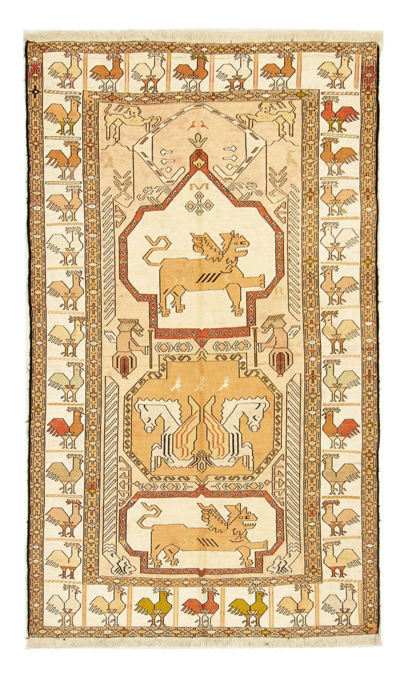 Perzisch tapijt - Tabriz - 200 x 119 cm - beige