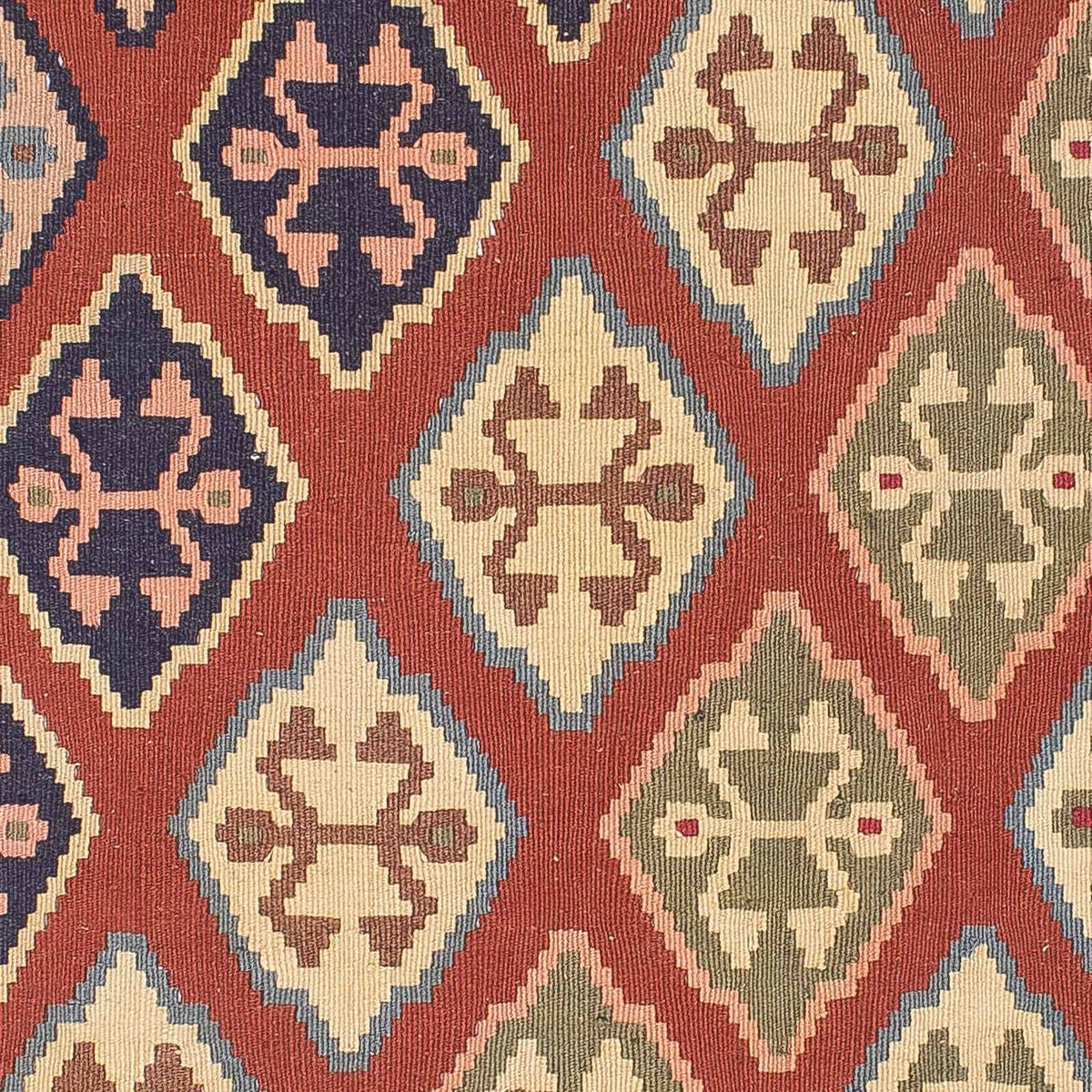 Kelim tapijt - Oosters - 188 x 118 cm - donkerrood