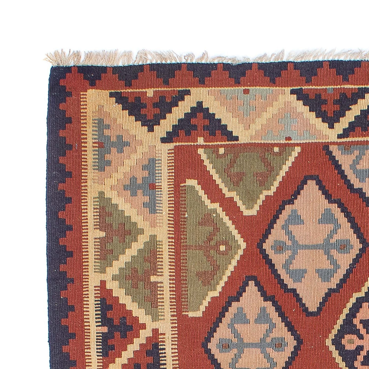 Kelim tapijt - Oosters - 188 x 118 cm - donkerrood