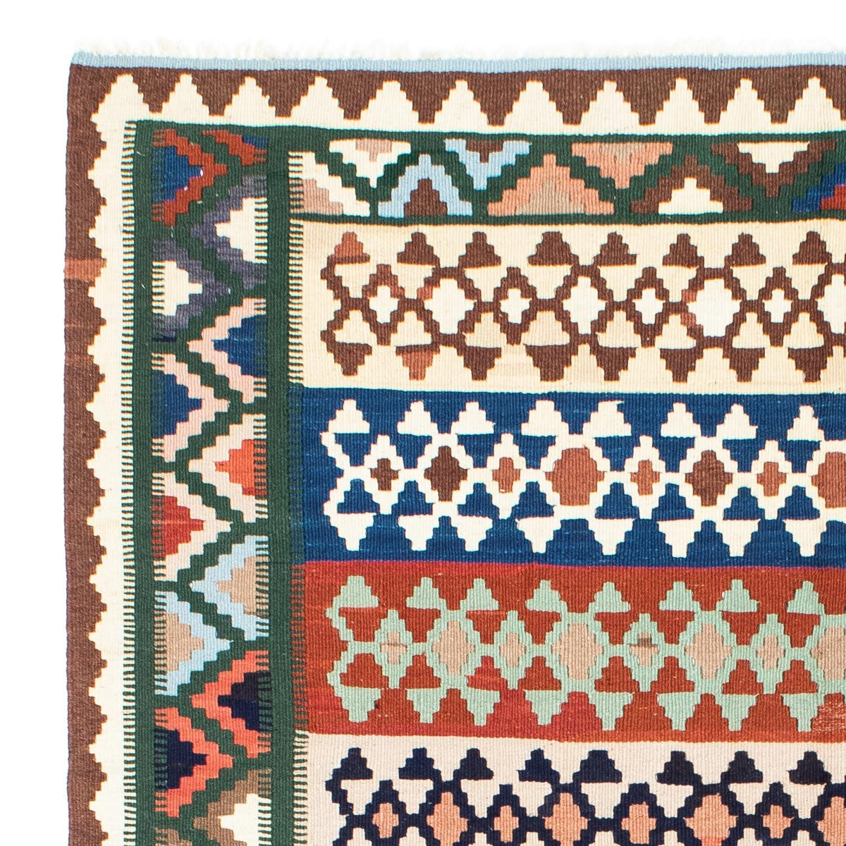 Kelim tapijt - Oosters - 203 x 150 cm - beige