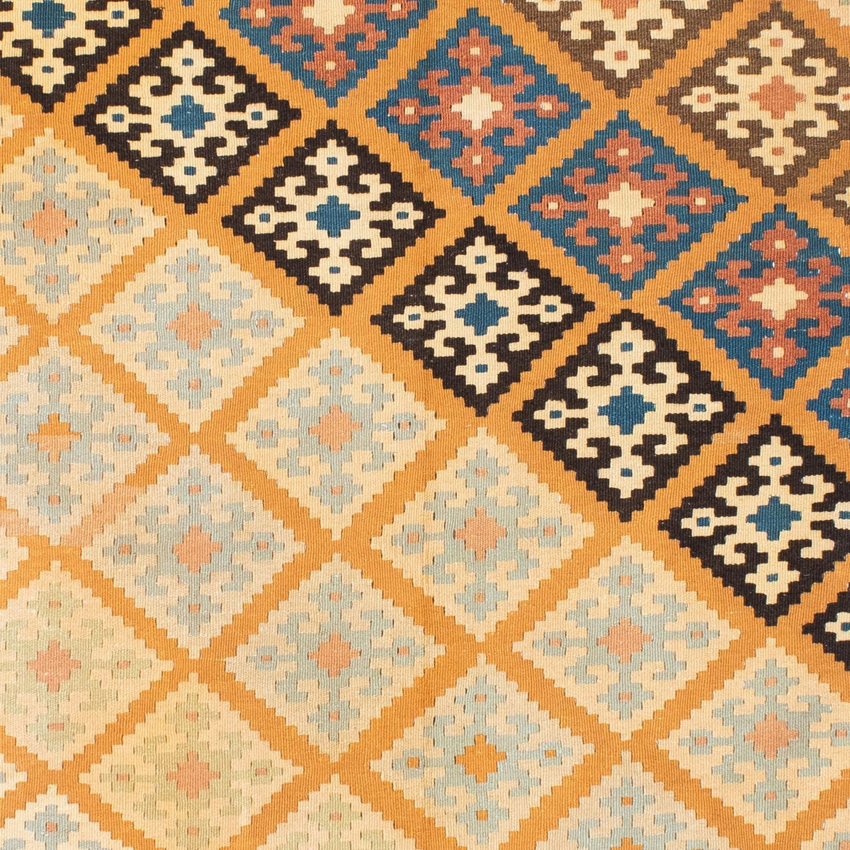 Kelim tapijt - Oosters - 195 x 156 cm - lichtbruin