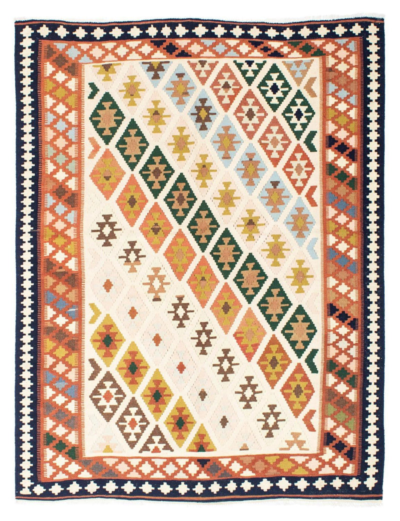 Kelim tapijt - Oosters - 203 x 155 cm - beige