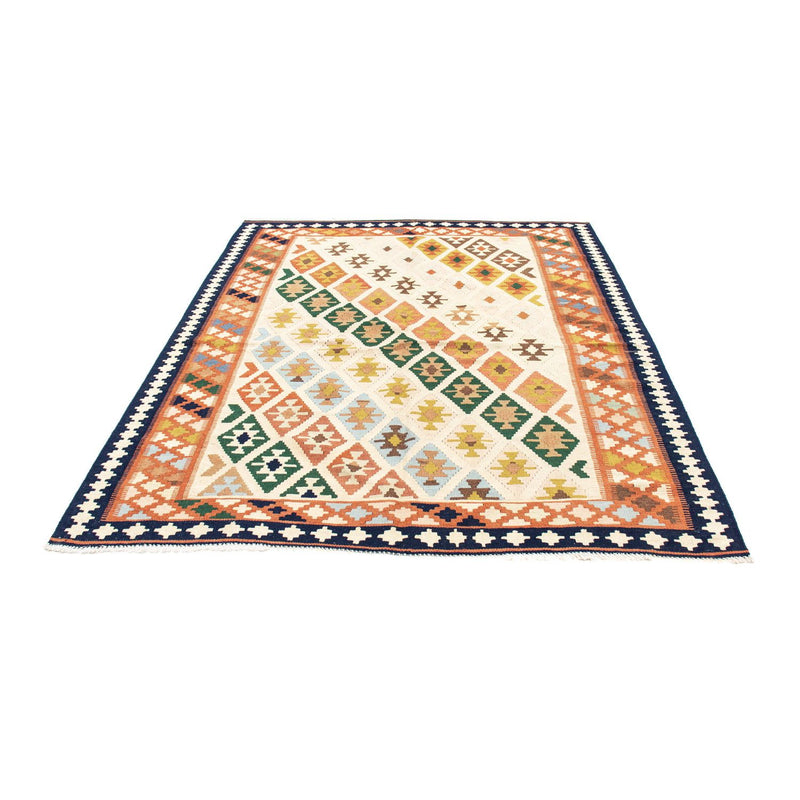 Kelim tapijt - Oosters - 203 x 155 cm - beige