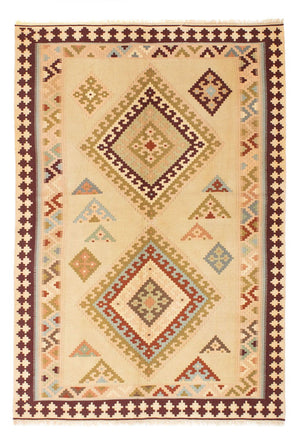 Kelim tapijt - Oosters - 216 x 150 cm - licht beige