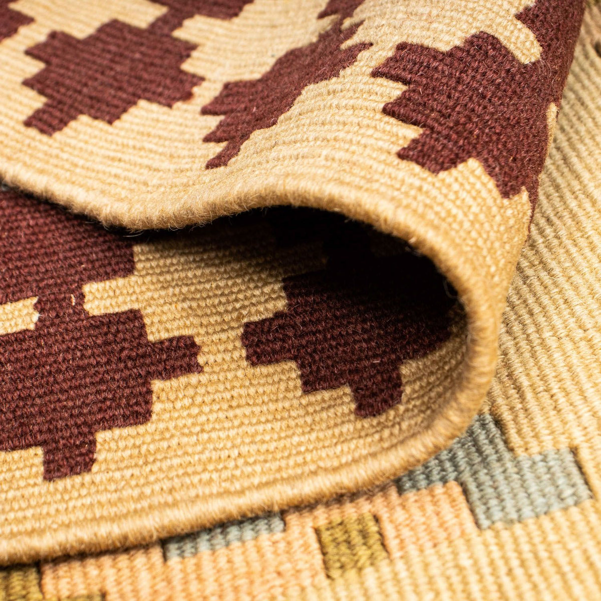 Kelim tapijt - Oosters - 216 x 150 cm - licht beige