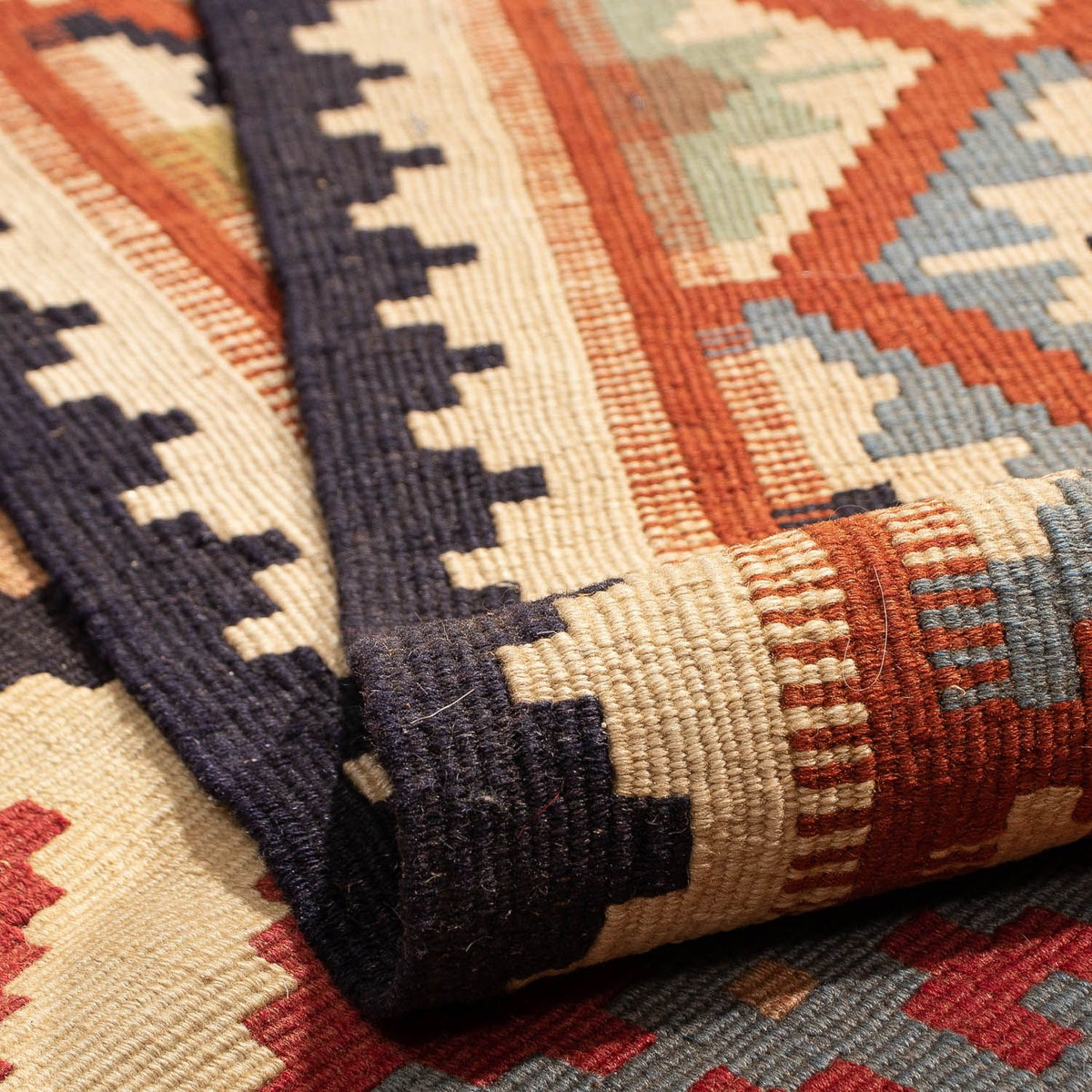 Kelim tapijt - Oosters - 188 x 124 cm - bruin