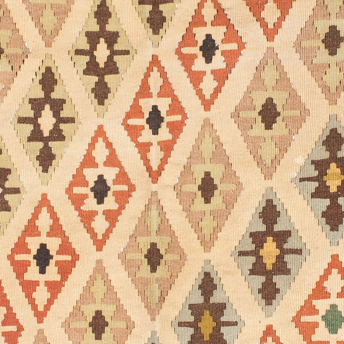 Kelim tapijt - Oosters - 190 x 144 cm - beige