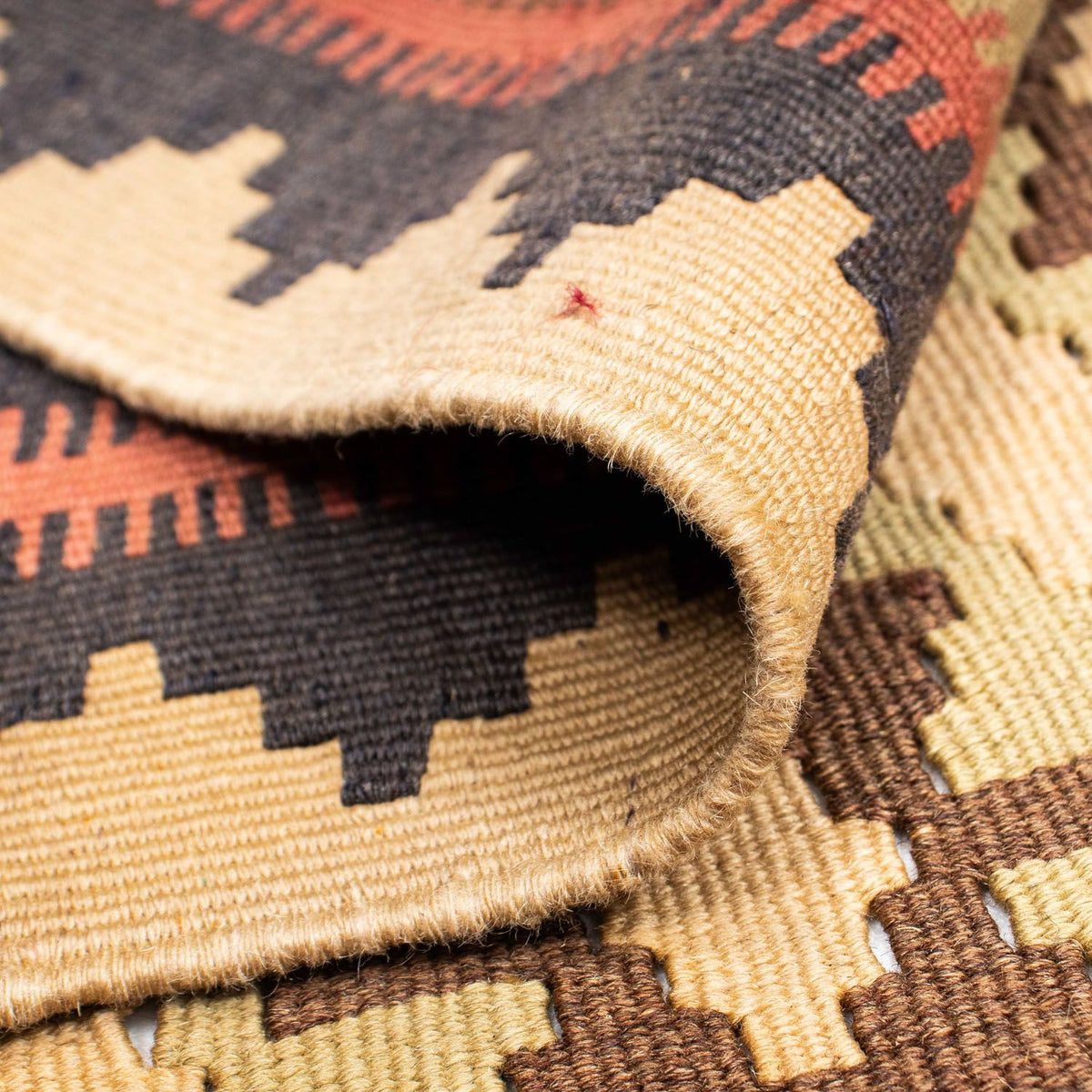 Kelim tapijt - Oosters - 190 x 144 cm - beige