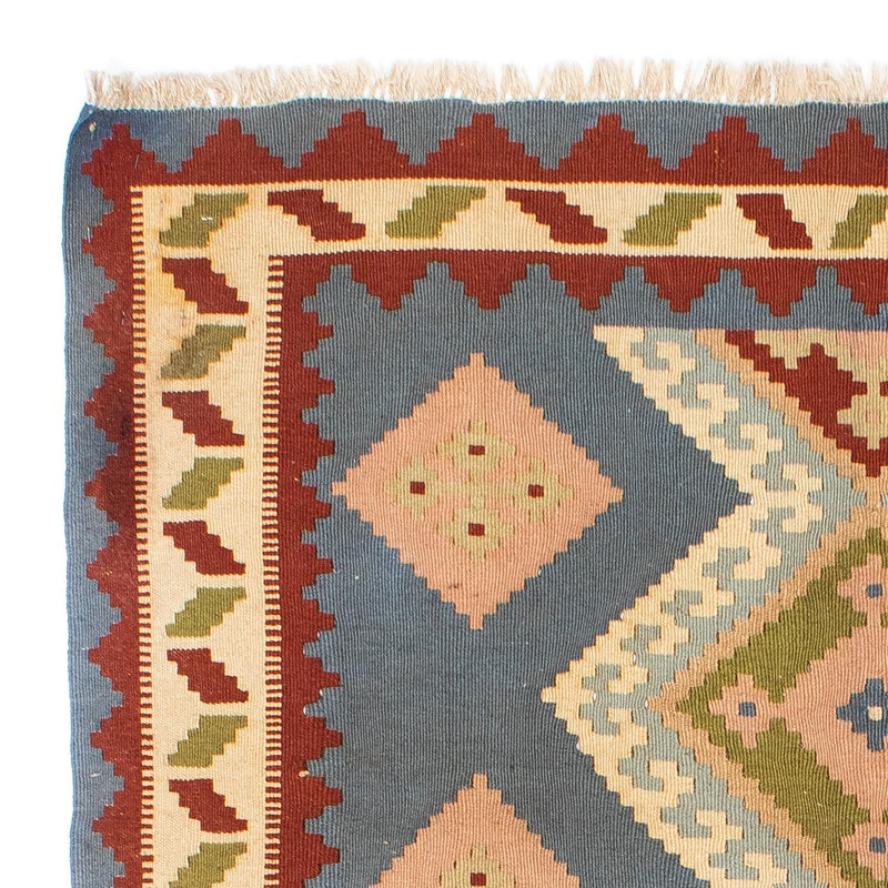 Kelim tapijt - Oosters - 200 x 130 cm - lichtblauw