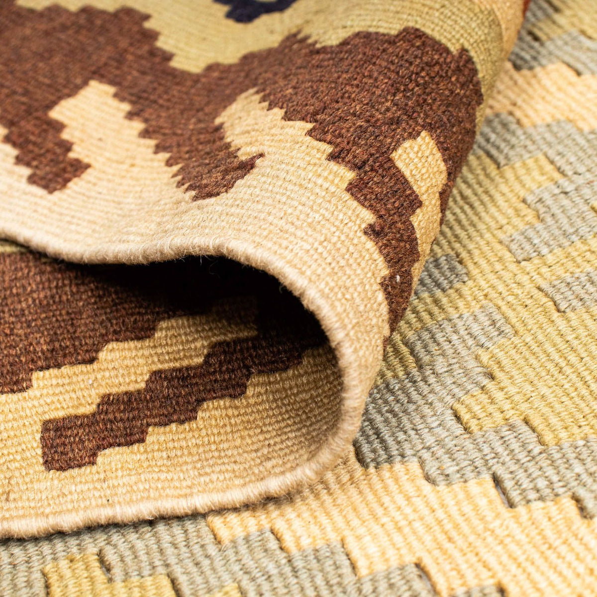 Kelim tapijt - Oosters - 200 x 147 cm - beige