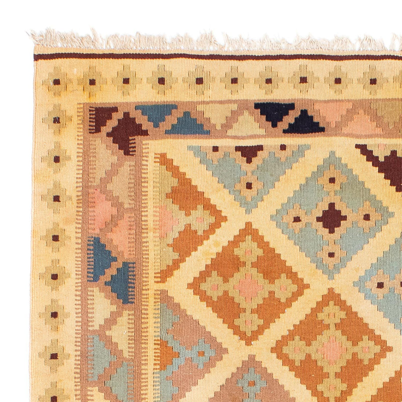 Kelim tapijt - Oosters - 190 x 142 cm - lichtbruin