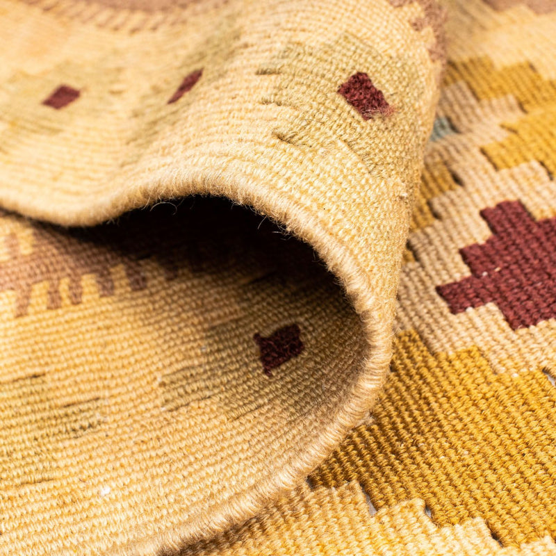 Kelim tapijt - Oosters - 190 x 142 cm - lichtbruin