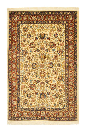 Perzisch tapijt - Ghom - 154 x 100 cm - beige