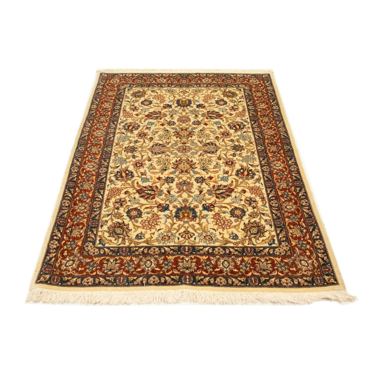 Perzisch tapijt - Ghom - 154 x 100 cm - beige