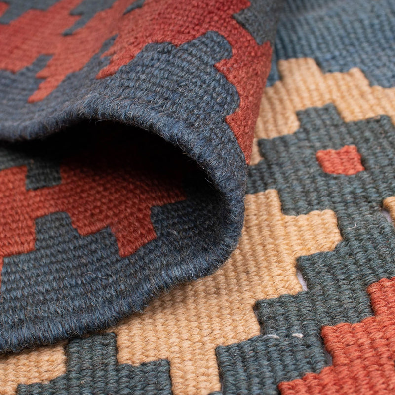 Kelim tapijt - Oosters - 167 x 114 cm - blauw