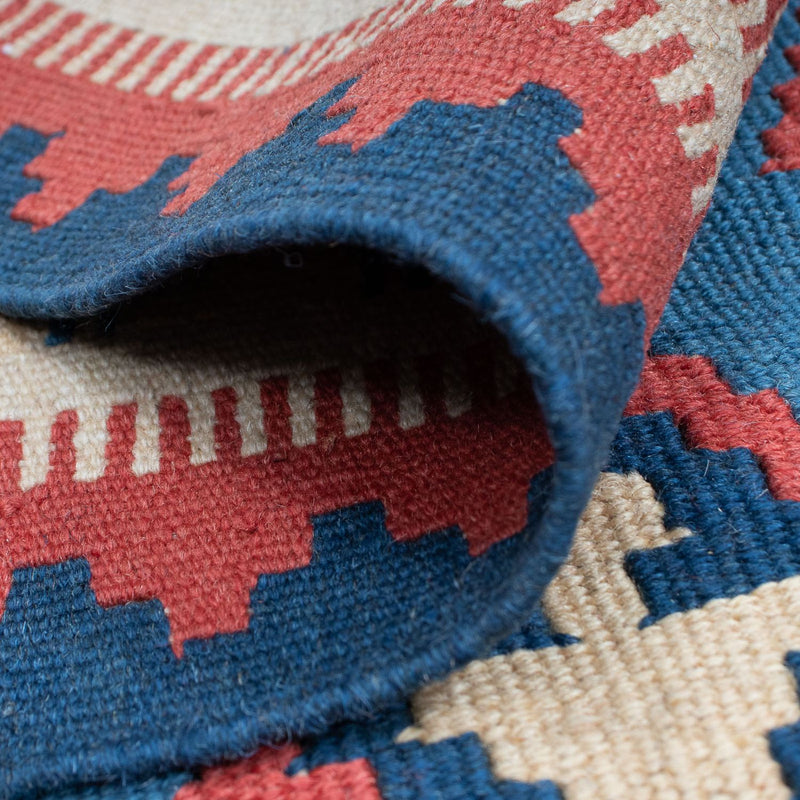 Kelim tapijt - Oosters - 168 x 114 cm - blauw