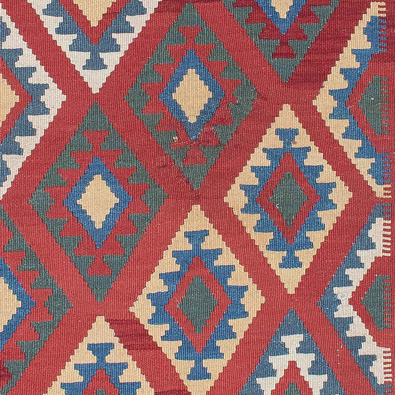 Kelim tapijt - Oosters - 186 x 125 cm - donkerrood