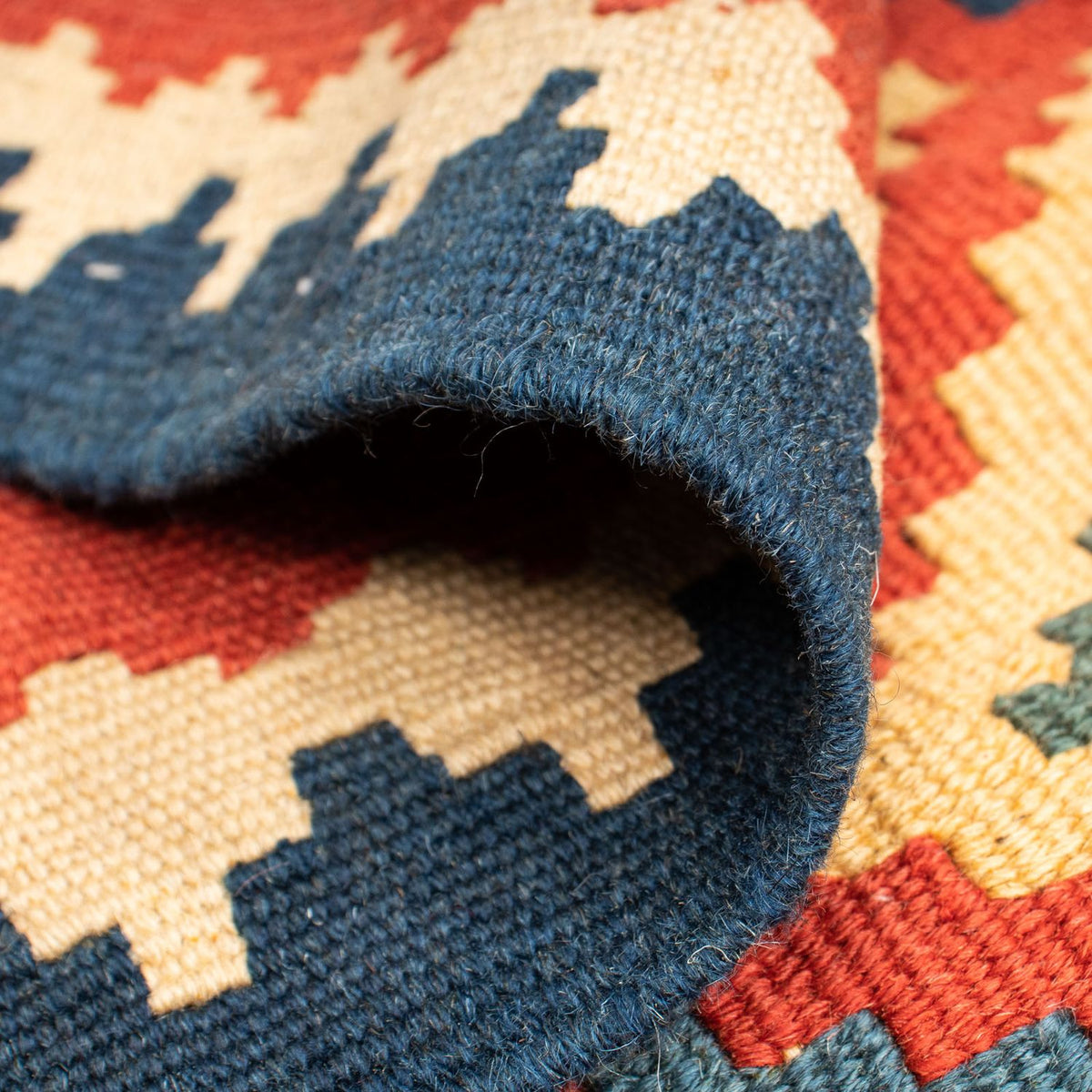 Kelim tapijt - Oosters - 208 x 158 cm - veelkleurig