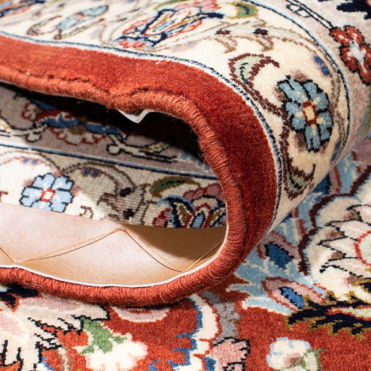 Perzisch tapijt - Ghom - 232 x 180 cm - donkerrood