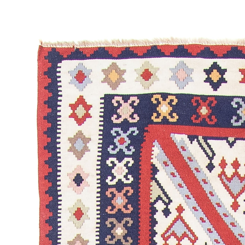 Loper Kelim tapijt - Oosters - 384 x 100 cm - veelkleurig