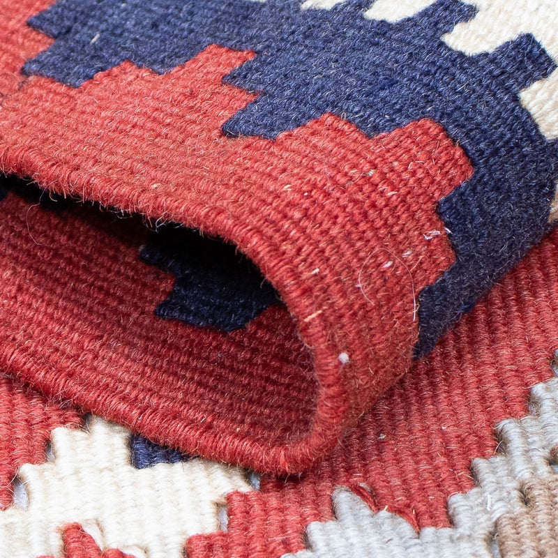 Loper Kelim tapijt - Oosters - 384 x 100 cm - veelkleurig