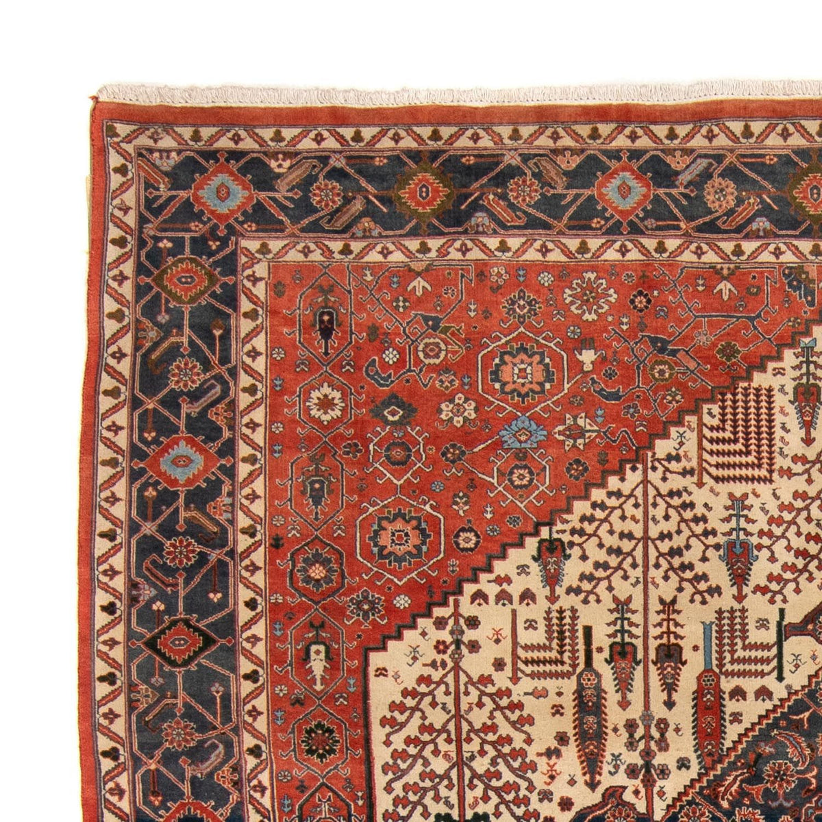 Gabbeh Tapijt - Kashkuli Perzisch - 258 x 230 cm - roest