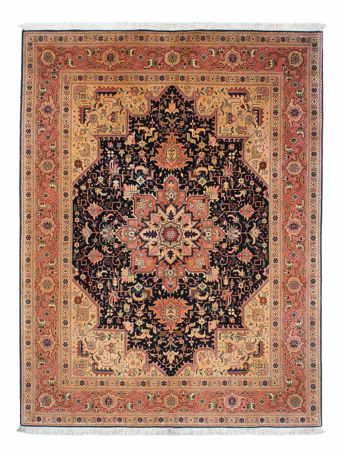 Perzisch tapijt - Tabriz - Royal - 203 x 150 cm - lichtbruin