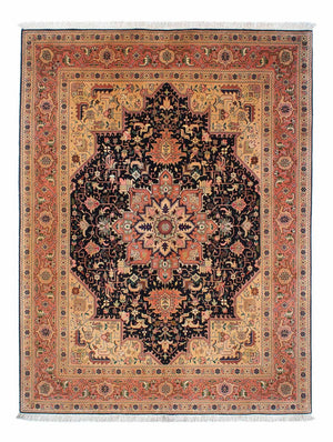 Perzisch tapijt - Tabriz - Royal - 203 x 150 cm - lichtbruin