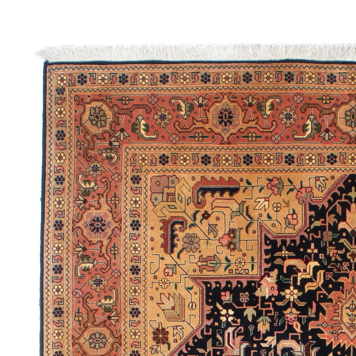 Perzisch tapijt - Tabriz - Royal - 203 x 150 cm - lichtbruin