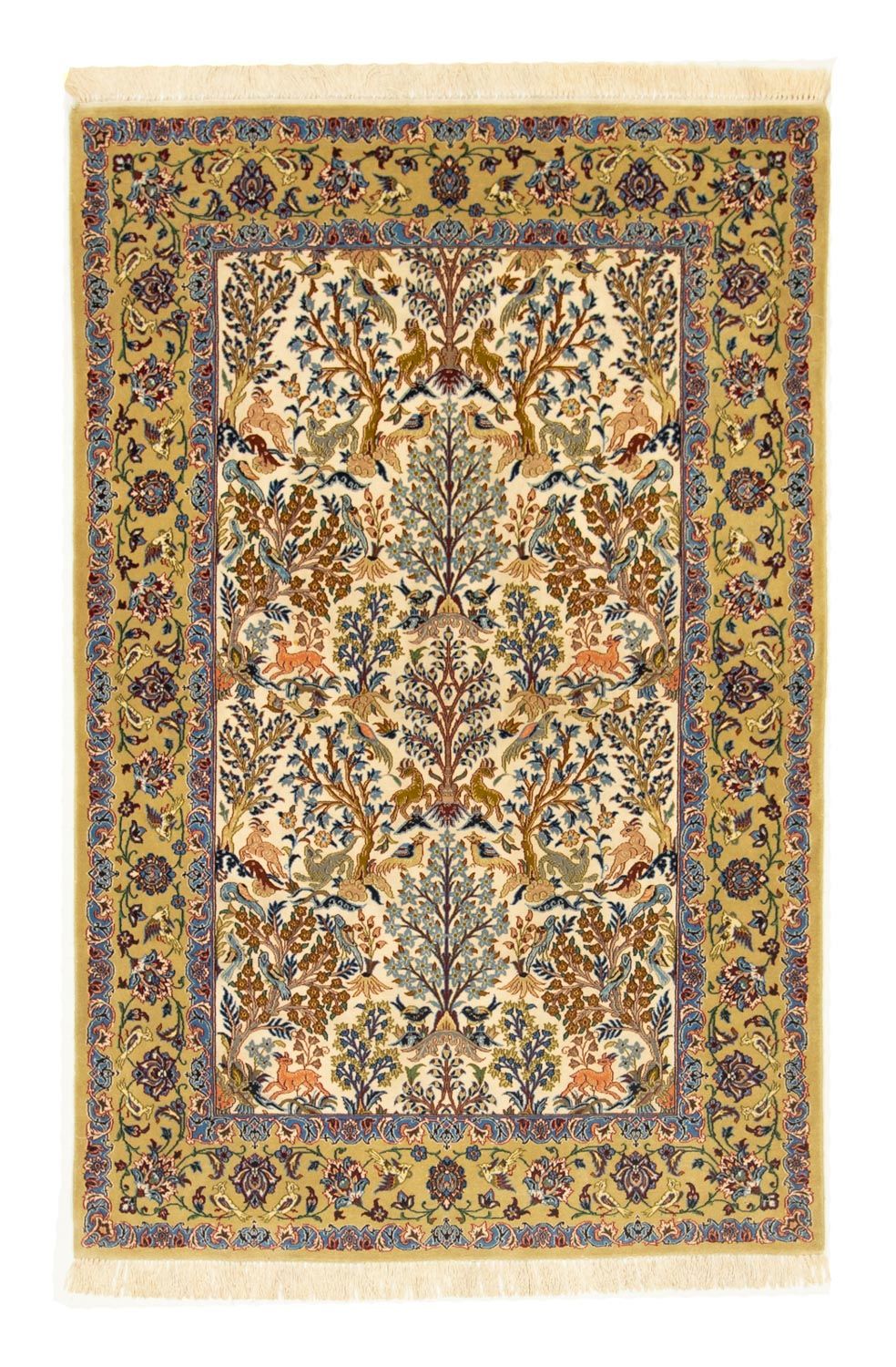 Perzisch tapijt - Isfahan - Premium - 170 x 109 cm - beige