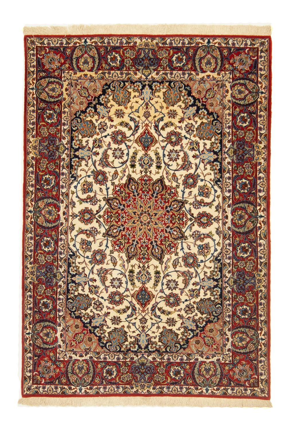 Perzisch tapijt - Isfahan - Premium - 160 x 110 cm - beige