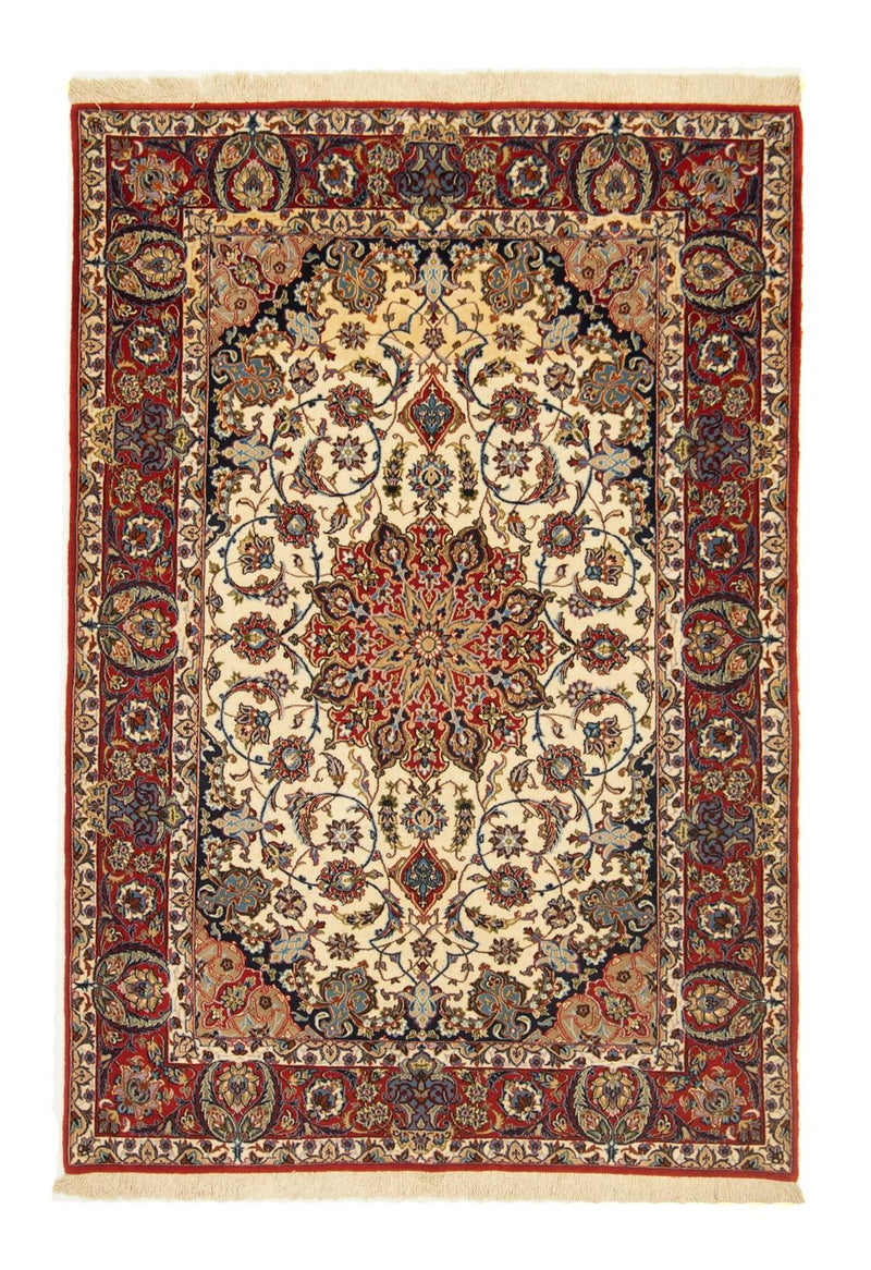 Perzisch tapijt - Isfahan - Premium - 160 x 110 cm - beige