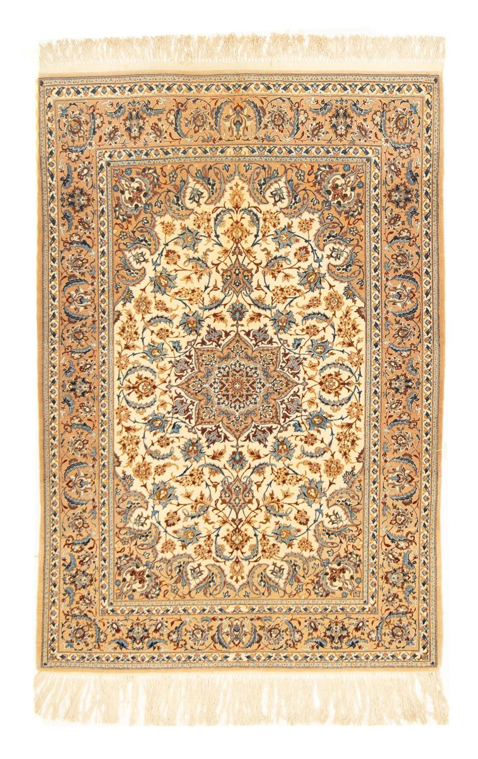 Perzisch tapijt - Isfahan - Premium - 160 x 110 cm - beige