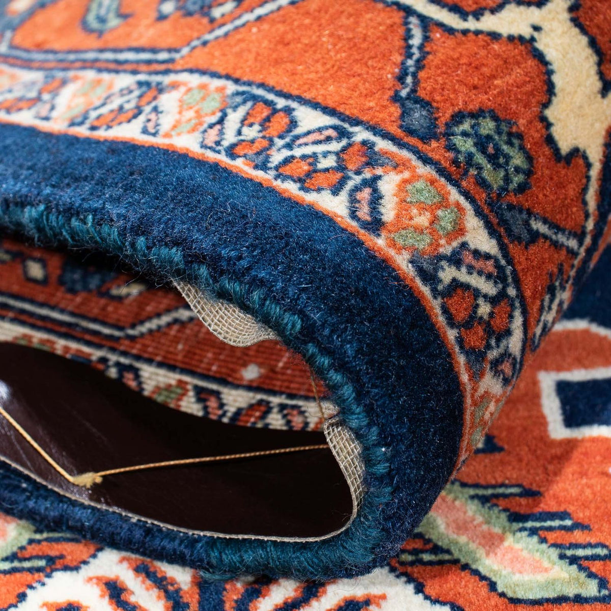 Gabbeh Tapijt - Kashkuli Perzisch vierkant  - 205 x 200 cm - donkerblauw