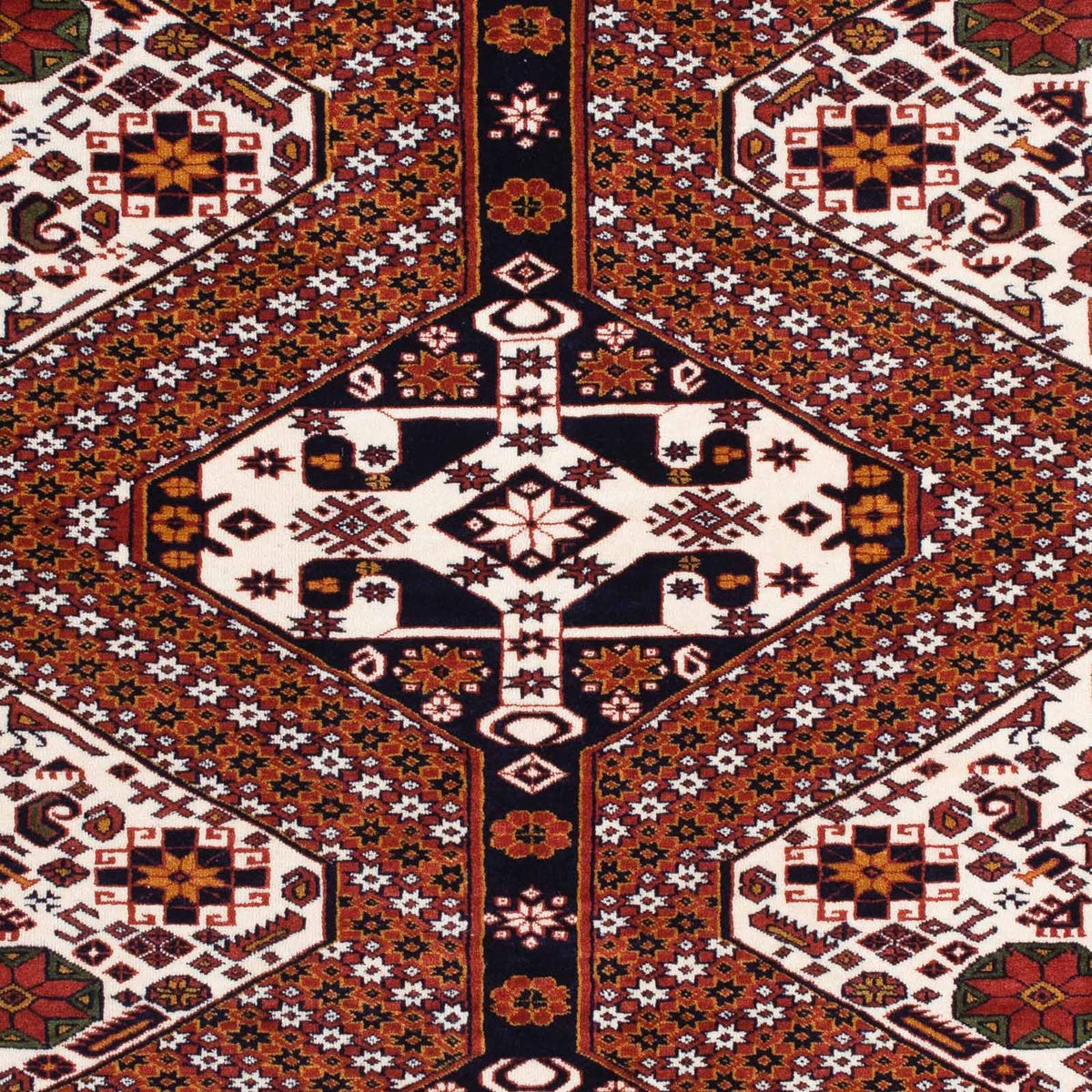 Perzisch tapijt - Klassiek - 169 x 132 cm - bruin