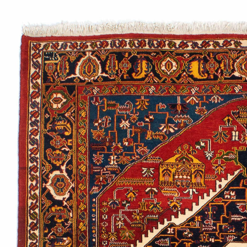 Gabbeh Tapijt - Kashkuli Perzisch - 200 x 180 cm - donkerrood