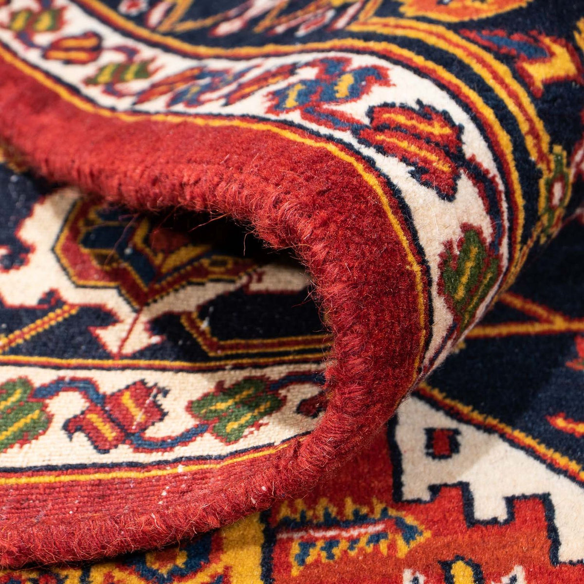 Gabbeh Tapijt - Kashkuli Perzisch - 200 x 180 cm - donkerrood