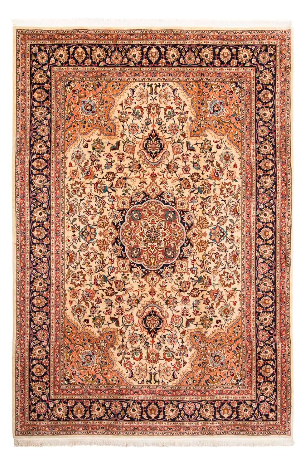 Perzisch tapijt - Tabriz - Royal - 302 x 202 cm - bruin