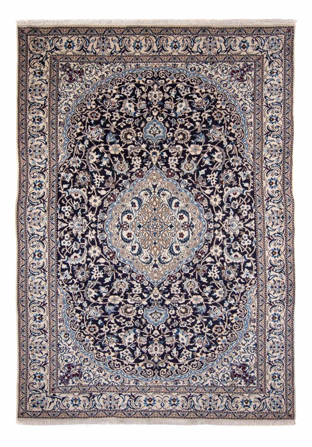 Perzisch tapijt - Nain - 350 x 243 cm - donkerblauw