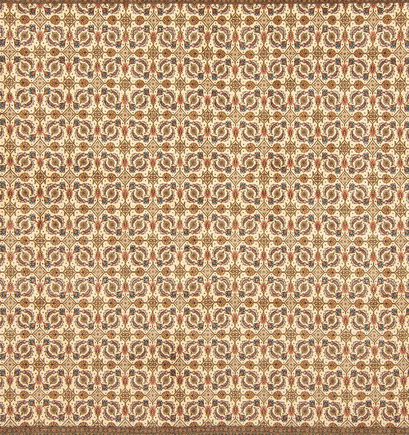 Perzisch tapijt - Tabriz vierkant  - 248 x 243 cm - beige
