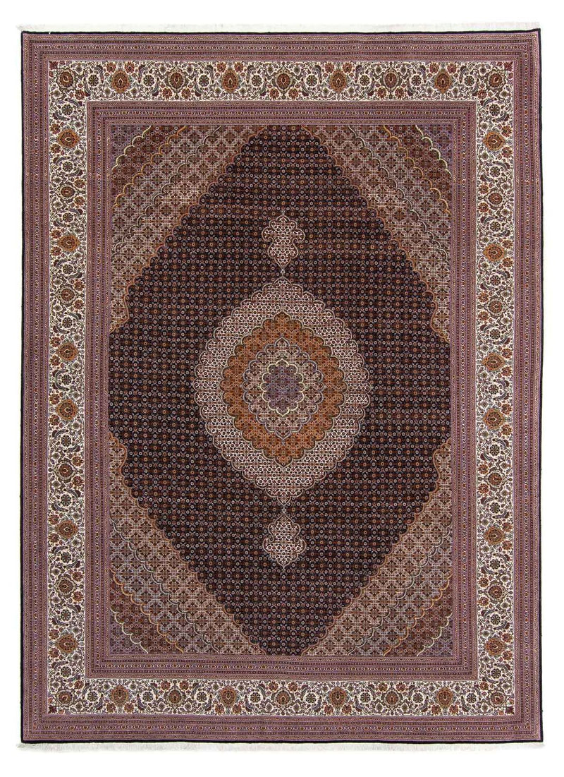 Perzisch tapijt - Tabriz - 340 x 255 cm - donkerbruin