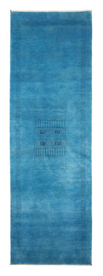 Loper Gabbeh Tapijt - Loribaft Perzisch - 246 x 77 cm - blauw