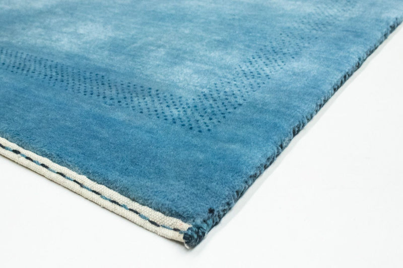 Loper Gabbeh Tapijt - Loribaft Perzisch - 246 x 77 cm - blauw