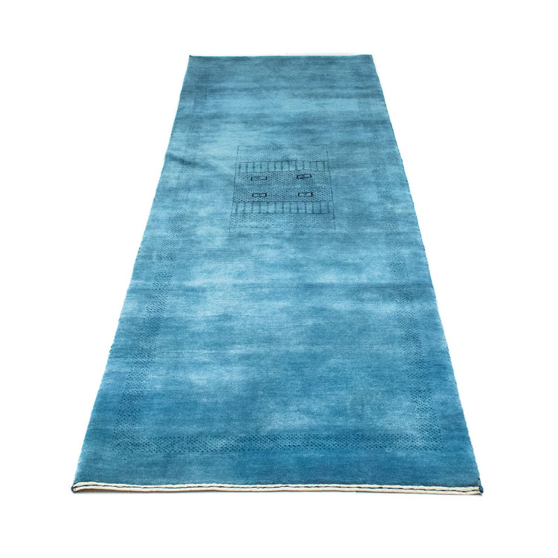 Loper Gabbeh Tapijt - Loribaft Perzisch - 246 x 77 cm - blauw